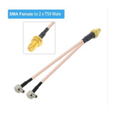 Cable Sma Hembra A Dual Ts9 Macho Modem 3g 4g