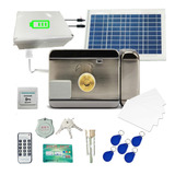 Chapa Cerradura Electrica Rfid Respaldo Solar Smart No Cfe