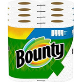 Bounty - Toallas De Papel, Color Blanco, Rollo Grande, 8 Uni