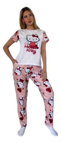  Pijama Mujer Conjunto Juvenil Animado Con Bolsillo Modal 