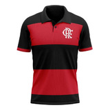 Camisa Polo Braziline Flamengo Instructor Masculino - Preto 