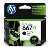 Cartucho Tinta Original Hp 667xl 2776 2376 3ym81al Preto