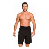 Pantaloneta Con Control De Abdomen Y Bóxer Interno Negro 2xl