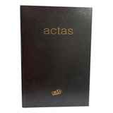 Libro De Actas Rab Corona 4m 400 Pag. Tapa Dura Negra 2251/a