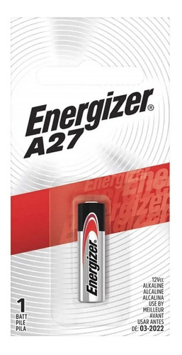 Pilas Alcalinas A27 Energizer 12v Control Remoto 27a Alarma