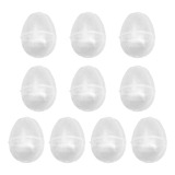 10x Huevos De Pascua Rellenables Con Bisagra Caja De Regalo