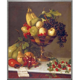 Cuadro Frutero Con Frutas - Josefa San Román - 1848