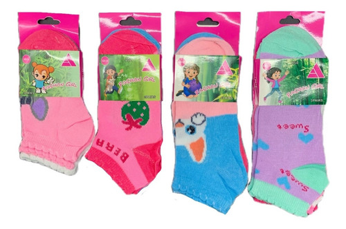 Pack 12 Calcetines  Bambú Algodón Niño O Niña 