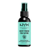 Nyx Make Up Setting Spray Fijador Maquillaje Dewy Fini Satin