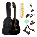 Besyou Kit De Guitarra Acustica De Madera Para Principiantes