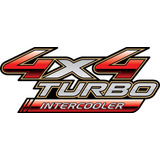 Calcos X 2 Toyota Hilux 4x4 Turbo Intercooler Calcomania