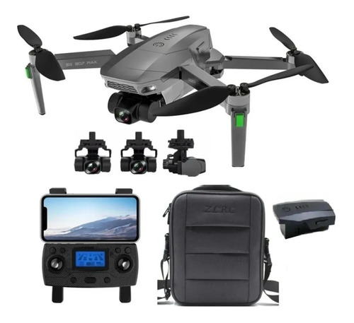 Drone Sg907 Max 4k Gps Gimbal 3 Eixos 1.2 Km Com Maleta