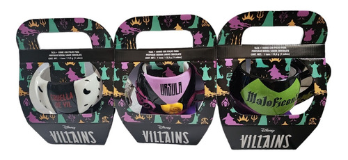 Colección Tazas 3d Villanas Villanos Disney Cerámica 