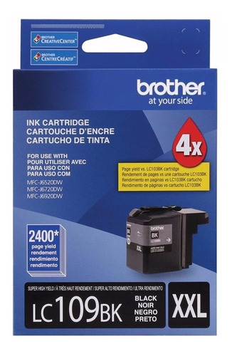 Cartucho Brother Lc109bk Negro Original J6720 J6920 J6520