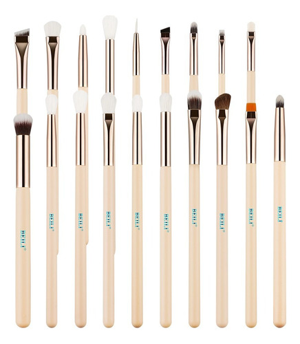 Set 19 Brochas Para Ojos Pelo Mixto Beili