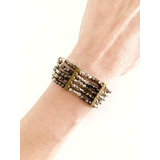 Pulsera Diamante Bronce Facetado - Tipo Rapsodia