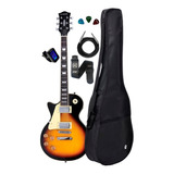 Guitarra Strinberg Lps230 Sb Canhoto + Kit Capa Cabo Full