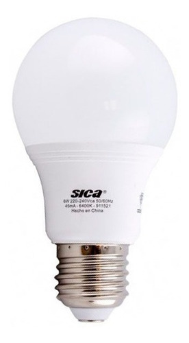 Lampara Led 7w Luz Cálida Sica Autonoma Luz De Emergencia Color Blanco Color De La Luz Blanco Cálido