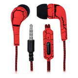 Audifonos In Ear Earphones Microlab Skunk Rojo