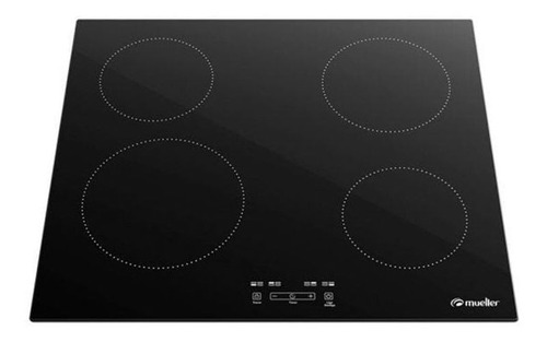 Cooktop De Indução Mueller 4 Bocas Com Turbo Preto Mci014bg1