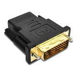 Adaptador Conversor Dvi 24 + 1 Macho A Hdmi Hembra 1080p Hd