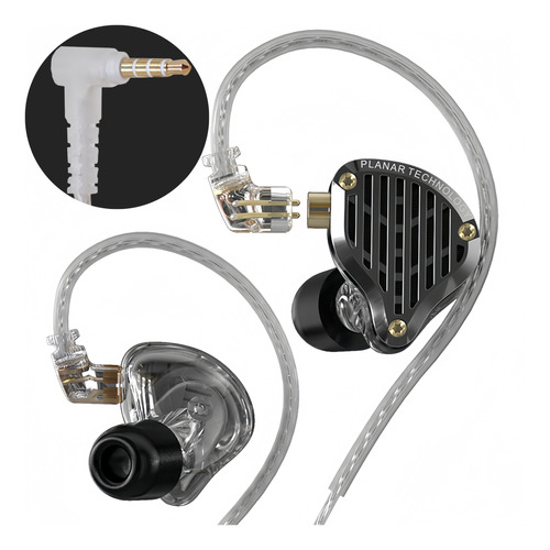 Audífonos Kz Pr3 Hifi Monitores Músicos Iem Sin Mic In-ear