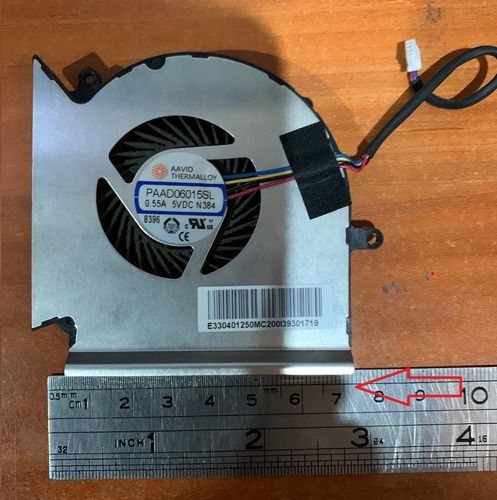 Ventilador Para Msi - Ge75  Gpu N414 7cm