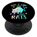 Solo Una Chica Que Ama Ratas Cute Rat Lover Mice Girls ...