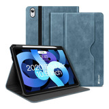 Funda Para iPad Air 4 2020, Azul/suave/soporte