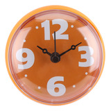 Reloj Impermeable Con Ventosa Para Pared, Espejo, Bañera Y D