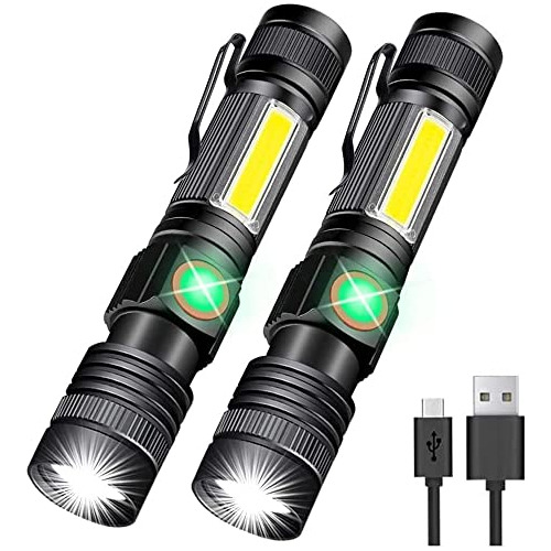 Linterna Recargable Por Usb, Linterna Led Magnética, Lintern