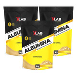 Kit 3 Albumina 1kg Xlab 100% Original - Natural
