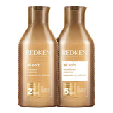 Kit Redken All Soft Shampoo 300ml+ Condicionador 300ml