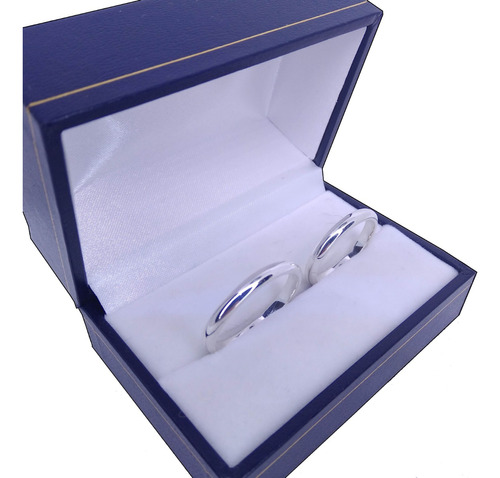 Argollas Alianzas Matrimonio Plata 980 Modelo Ingles