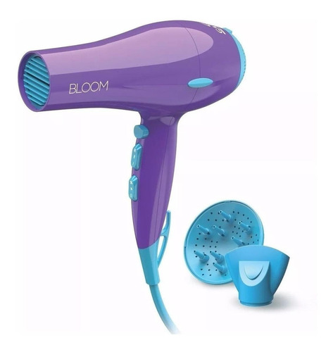 Secador De Pelo Ga.ma Italy Bloom Eleganza Ion Violeta 220v - 240v