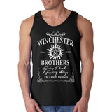 Playera Sin Mangas Supernatural Winchester #2 Ejercicio Gym