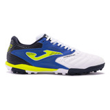 Tenis Futbol Rapido Joma Cancha 2402 Turf Blanco/royal