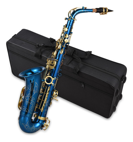 Concha De Saxofón De Latón Con Forma De Abulón Alto, Tela Eb