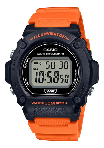 Relógio Masculino Casio W219h4avdf Prova D´agua 50 Metros