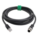 Hangton Flex M12 8 Pin A-code Rj45 Ethernet Cat6 Cable De Da