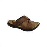 Chinelo Itapua Couro Masculino Confortavel Ajustes 5301