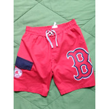 Shorts Niño 5/6años Red Sox Boston Mlb Tipo Traje Baño