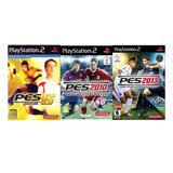 Combo Pes 2006, 2010 & 2013 Para Ps2 En Español Dvd