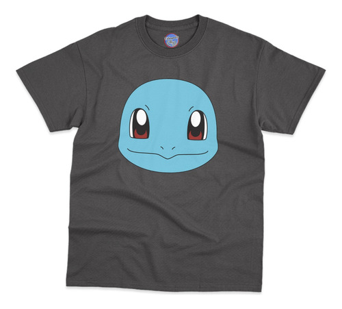 Playera Squirtle Parodia Rostro Anime Caricatura Manga Japon