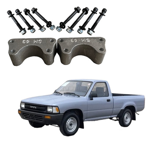 Aumentos Delanteros De 3  P/toyota 4x2 Pick Up Modelo 84-95