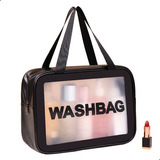 Bolsa Feminina Transparente Impermeável Praia Maquiagem Top