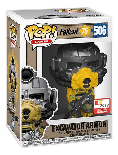 Fallout: Excavator Armor E3 Funko Pop + Protector