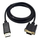 Cabo Displayport Macho X Vga Macho 1.80m Preto Le-6030