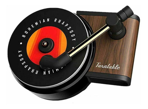 Car Air Freshener Nataliey Record Player Design Car Perfume 