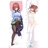 Almohada Miku Nakano Ecchi/ Quintillizas 70x25cm Con Relleno